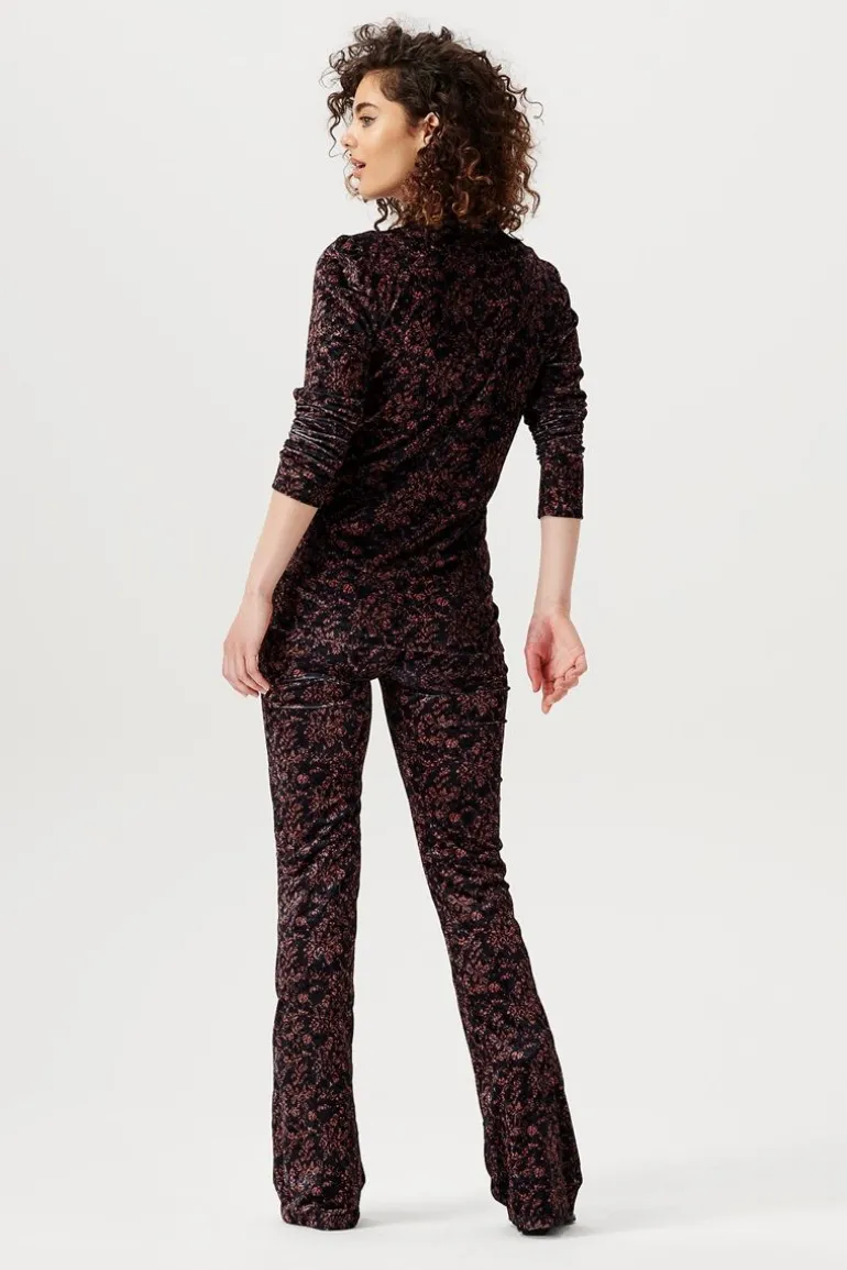 casual_broek_flared_cary__1.webp Noppies Broeken<Casual Broek Flared Cary - Black