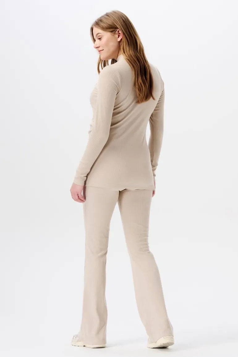 casual_broek_flared_heja__1-2.webp Noppies Flared | Broeken<Casual Broek Flared Heja - Light Sand