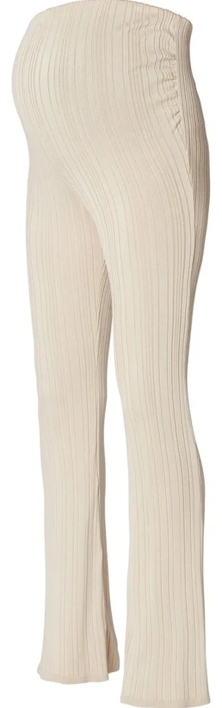 Noppies Broeken<Casual Broek Flared Ribknit - Oatmeal