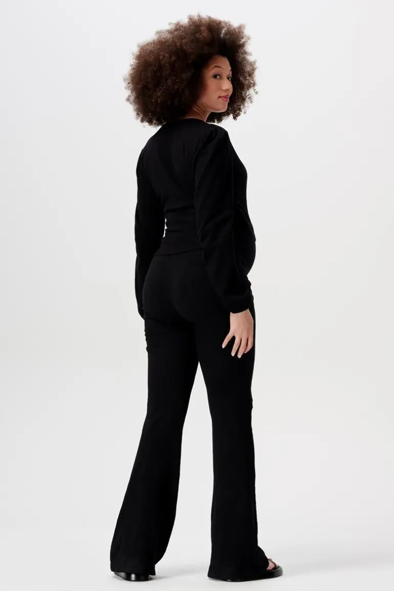 casual_broek_ingwy__black_1.webp Noppies Flared | Broeken<Casual Broek Ingwy - Black