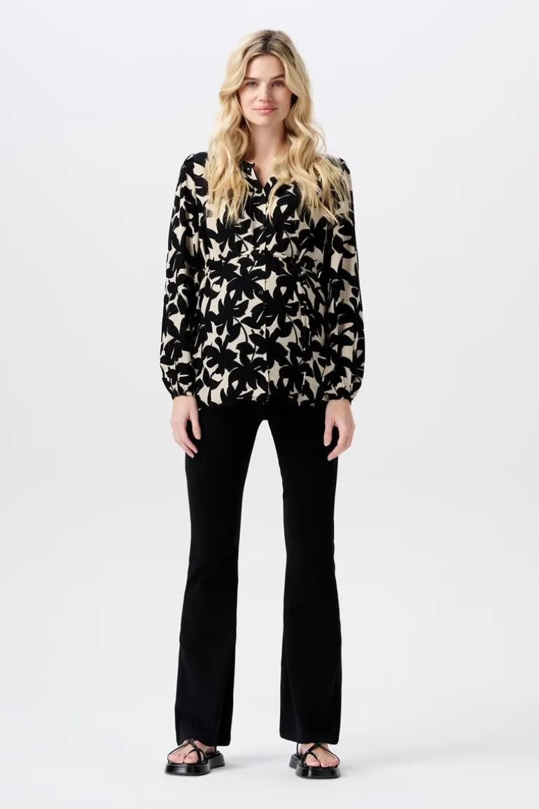 casual_broek_jadey__black_0.webp Noppies Flared | Broeken<Casual Broek Jadey - Black