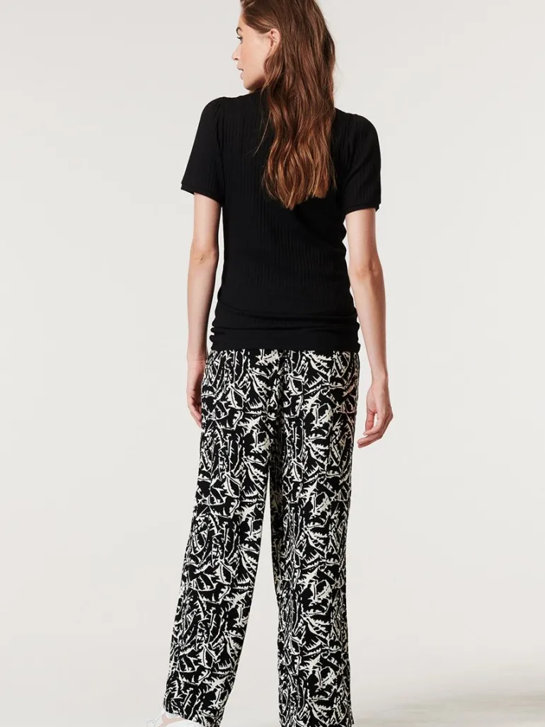 casual_broek_leaf__black_6.webp Noppies Broeken<Casual Broek Leaf - Black
