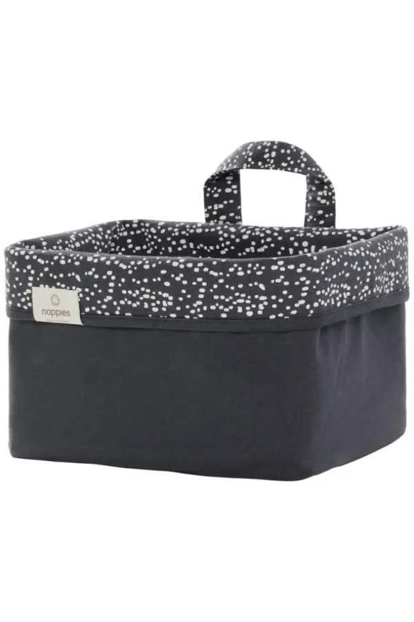 Noppies Commode Mandjes | Bad & Verzorging<Commode Mandje Fancy Dot Size M - Forged Iron