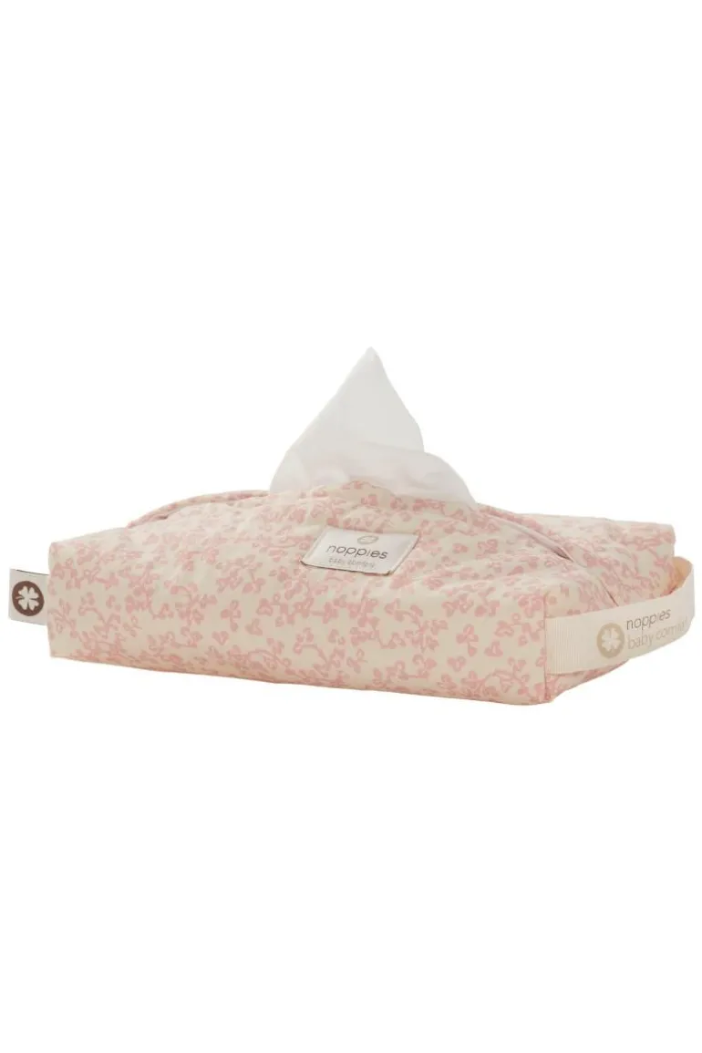 hoes_voor_babydoekje_bota_1.webp Noppies Slabbetjes & Doekjes | Bad & Verzorging<Hoes Voor Babydoekje Botanical - Misty Rose