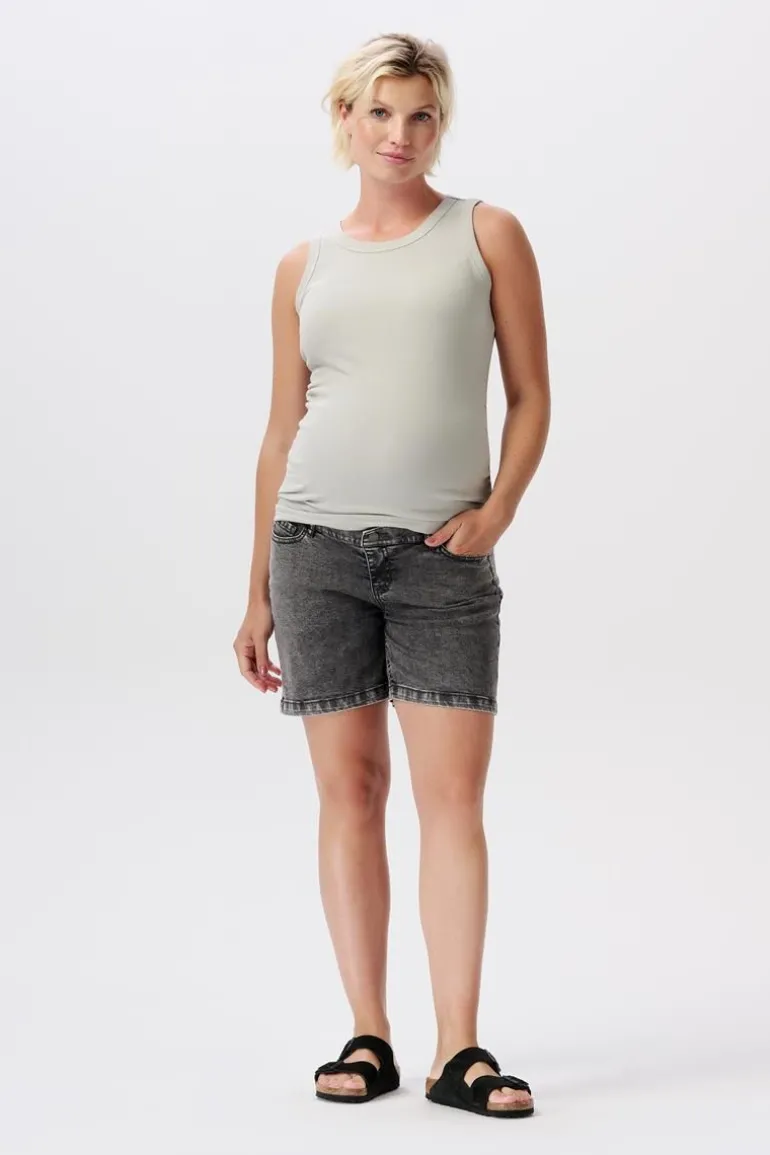 jeans_shorts_jamie__grey__0.webp Noppies Jeans<Jeans Shorts Jamie - Grey Denim
