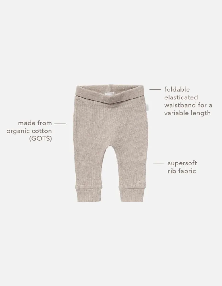 joggingbroek_naura__taupe_2.webp Noppies Broeken | Basics<Joggingbroek Naura - Taupe Melange
