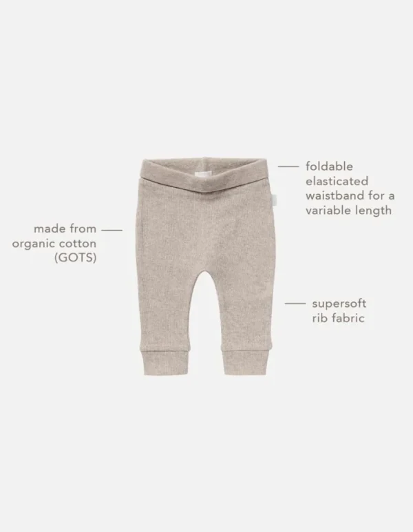 Noppies Broeken | Basics<Joggingbroek Naura - Taupe Melange