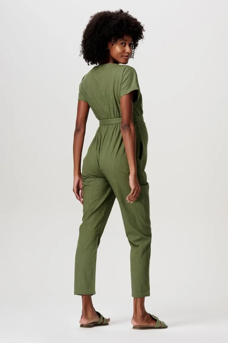 jumpsuit__olive_green_1.webp Noppies Jumpsuits | Broeken<Jumpsuit - Olive Green