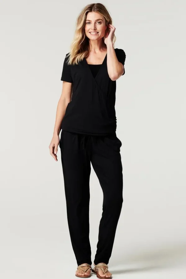 Noppies Broeken<Jumpsuit Met Voedingsfunctie Elma - Black