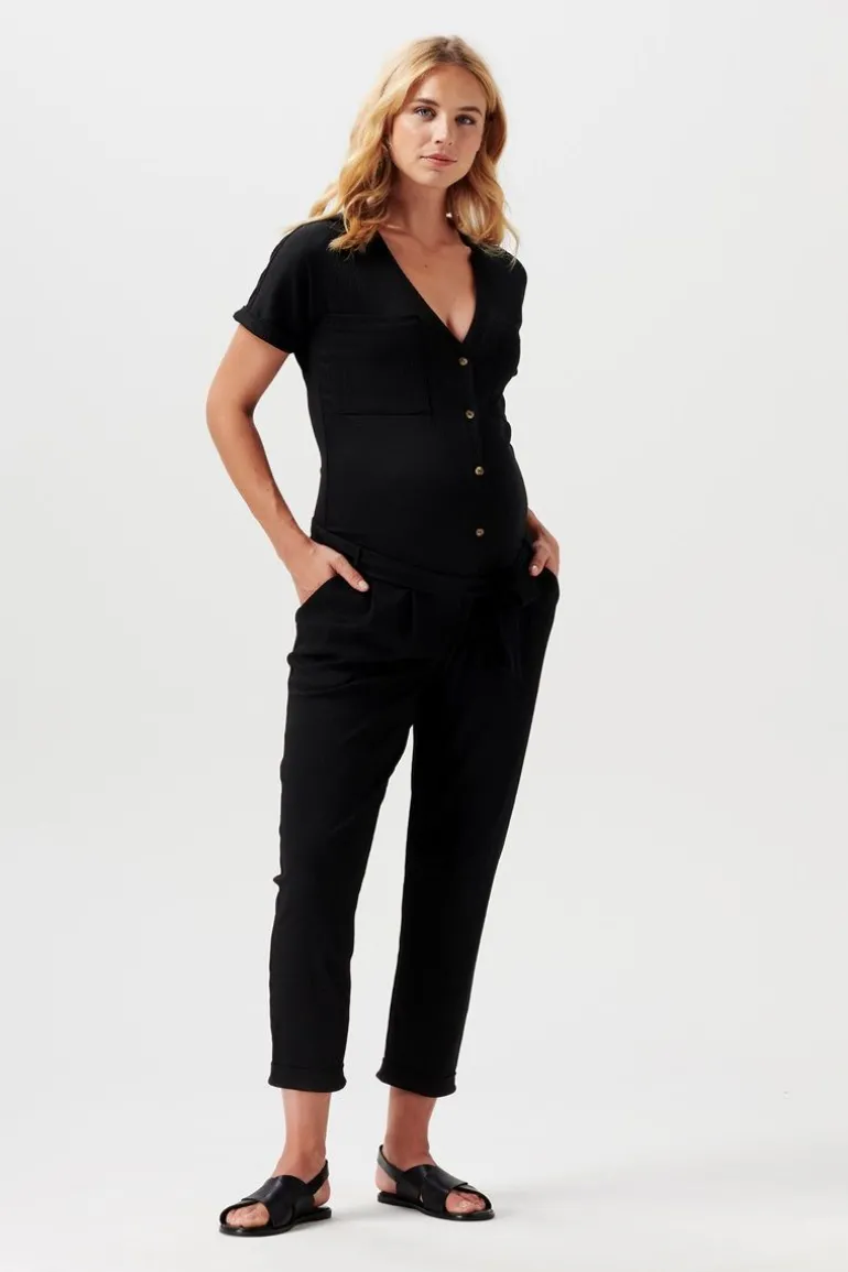 jumpsuit_met_voedingsfunc_7-5.webp Noppies Jumpsuits | Jumpsuits<Jumpsuit Met Voedingsfunctie Butare - Black