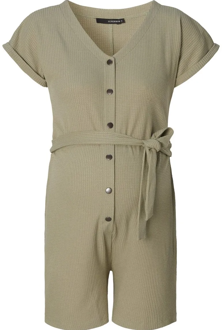 jumpsuit_met_voedingsfunc_7-6.webp Noppies Jumpsuits | Jumpsuits<Jumpsuit Met Voedingsfunctie Waffle - Vetiver