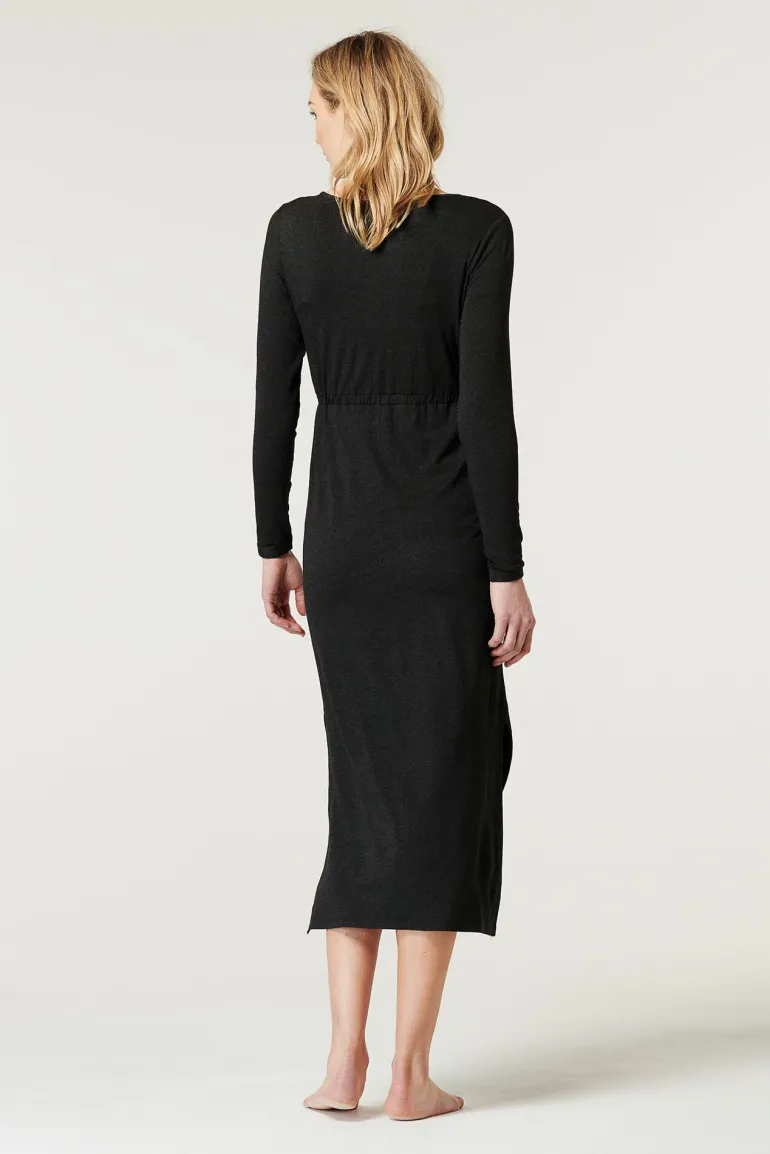 jurk__anthracite_melange_11.webp Noppies Jurken<Jurk - Anthracite Melange