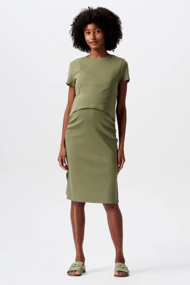 jurk__olive_green_13.webp Noppies Jurken<Jurk - Olive Green