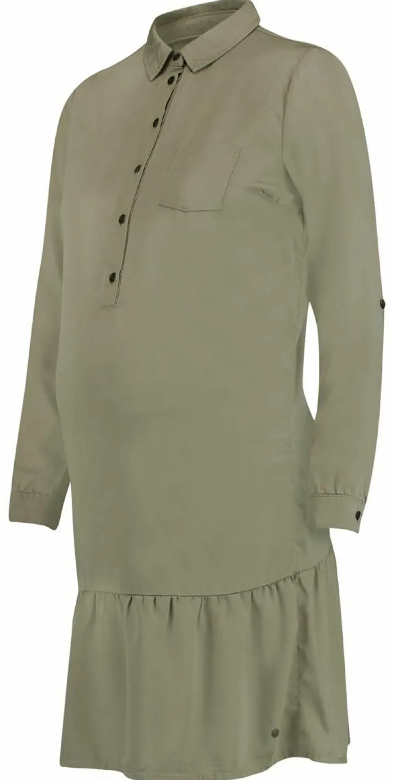 jurk__real_olive_12.webp Noppies Jurken<Jurk - Real Olive