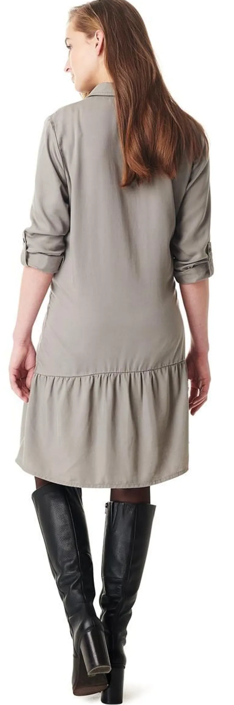 jurk__real_olive_8.webp Noppies Jurken<Jurk - Real Olive