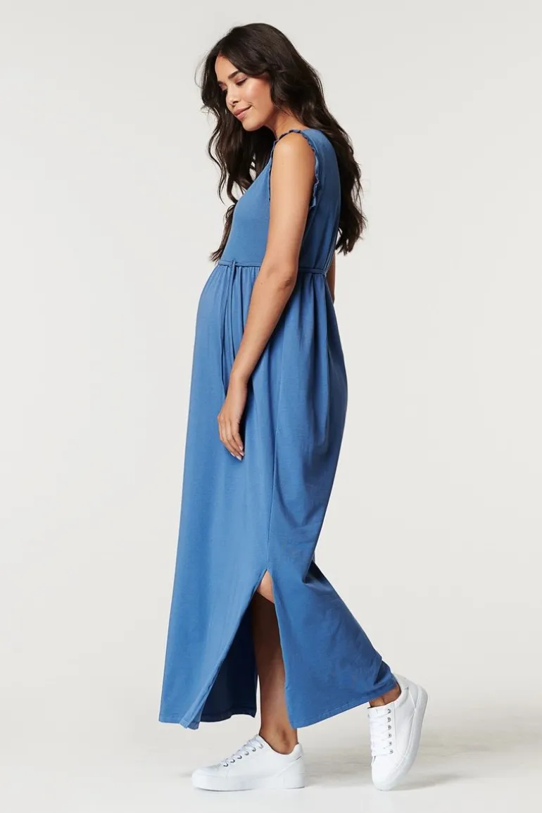 jurk__smoke_blue_12.webp Noppies Jurken<Jurk - Smoke Blue
