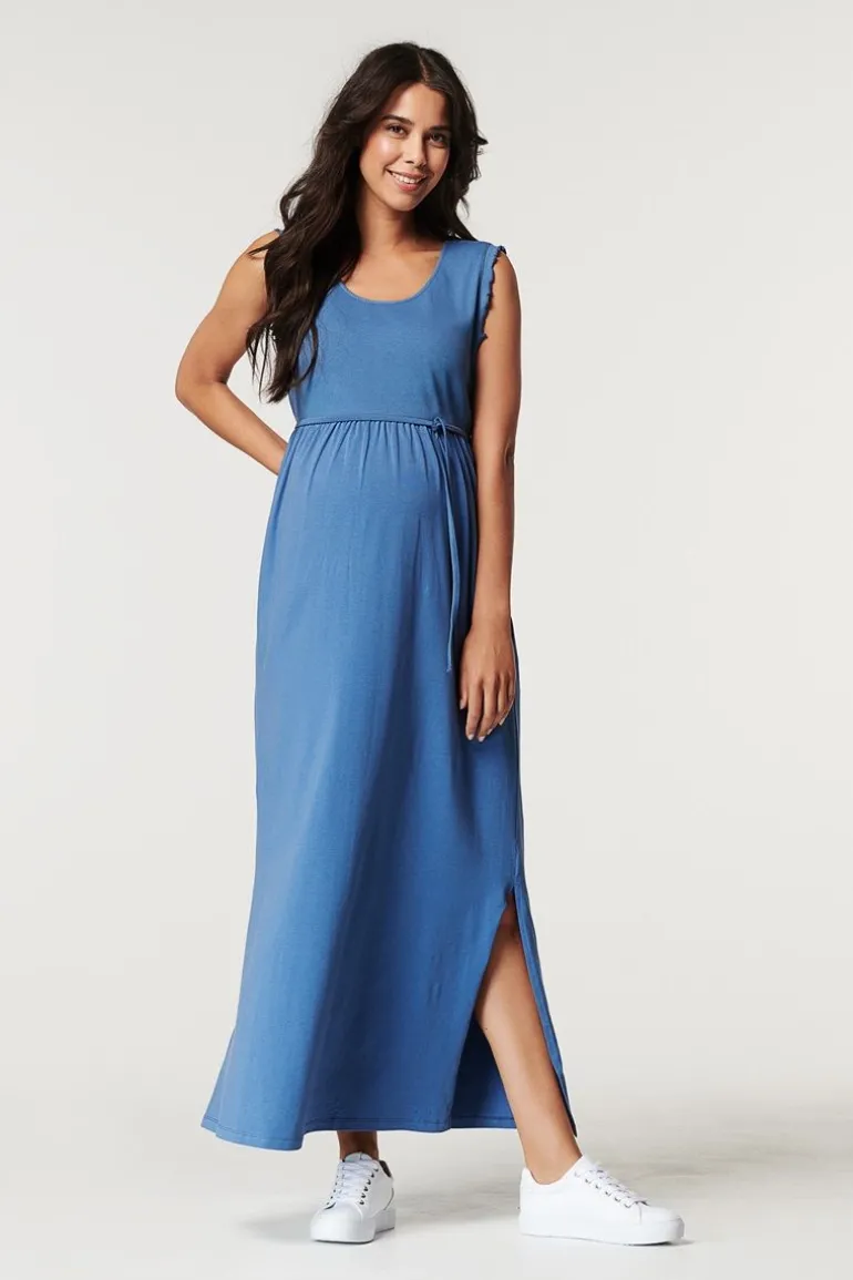 jurk__smoke_blue_7.webp Noppies Jurken<Jurk - Smoke Blue