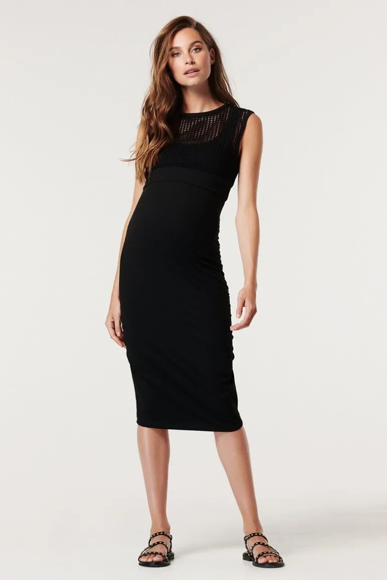 jurk_crochet__black_7.webp Noppies Jurken<Jurk Crochet - Black