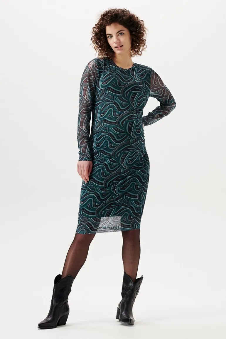 jurk_deville__deep_teal_0.webp Noppies Jurken<Jurk Deville - Deep Teal