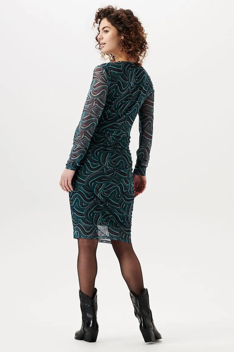 jurk_deville__deep_teal_6.webp Noppies Jurken<Jurk Deville - Deep Teal