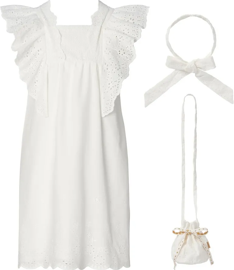 jurk_eglin__bright_white_2.webp Noppies Jurken<Jurk Eglin - Bright White