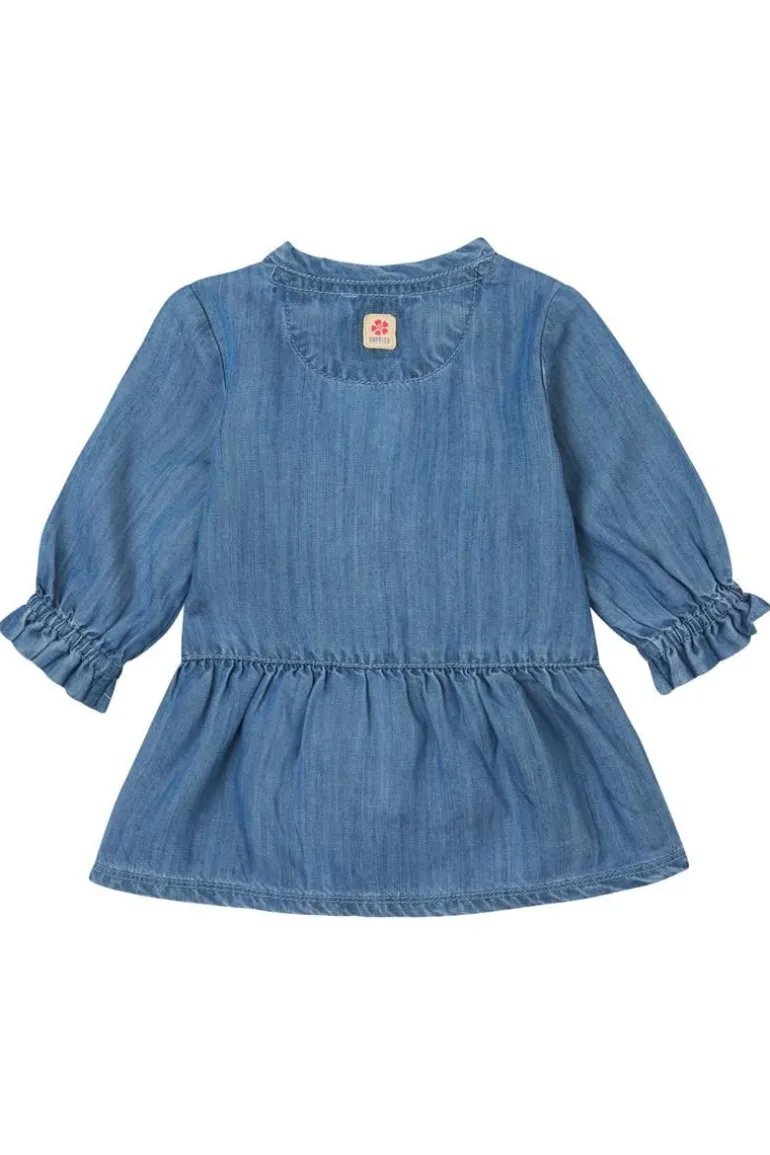 jurk_felines__medium_blue_1.webp Noppies Jurken<Jurk Felines - Medium Blue Denim