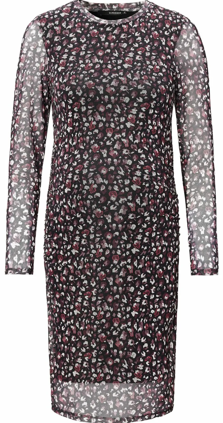 jurk_floral_mesh__black_10.webp Noppies Jurken<Jurk Floral Mesh - Black
