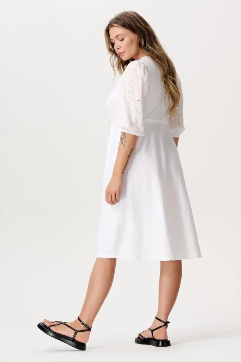jurk_kajal__optical_white_1.webp Noppies Jurken<Jurk Kajal - Optical White