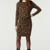 Noppies Jurken<Jurk Leopard - Toasted Coconut
