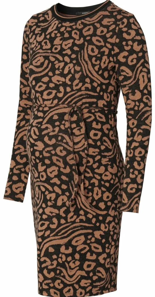 Noppies Jurken<Jurk Leopard - Toasted Coconut
