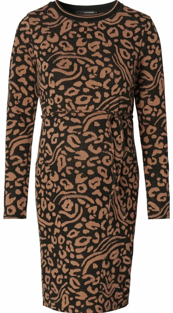 Noppies Jurken<Jurk Leopard - Toasted Coconut