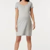 Noppies Jurken | Jurken<Jurk Met Voedingsfunctie - Light Grey melange