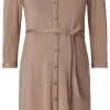 Noppies Jurken | Jurken<Jurk Met Voedingsfunctie - Taupe Grey