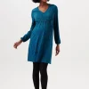 Noppies Jurken | Jurken<Jurk Met Voedingsfunctie - Blue Coral