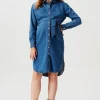 Noppies Jurken | Jurken<Jurk Met Voedingsfunctie Athens - Medium Blue Wash