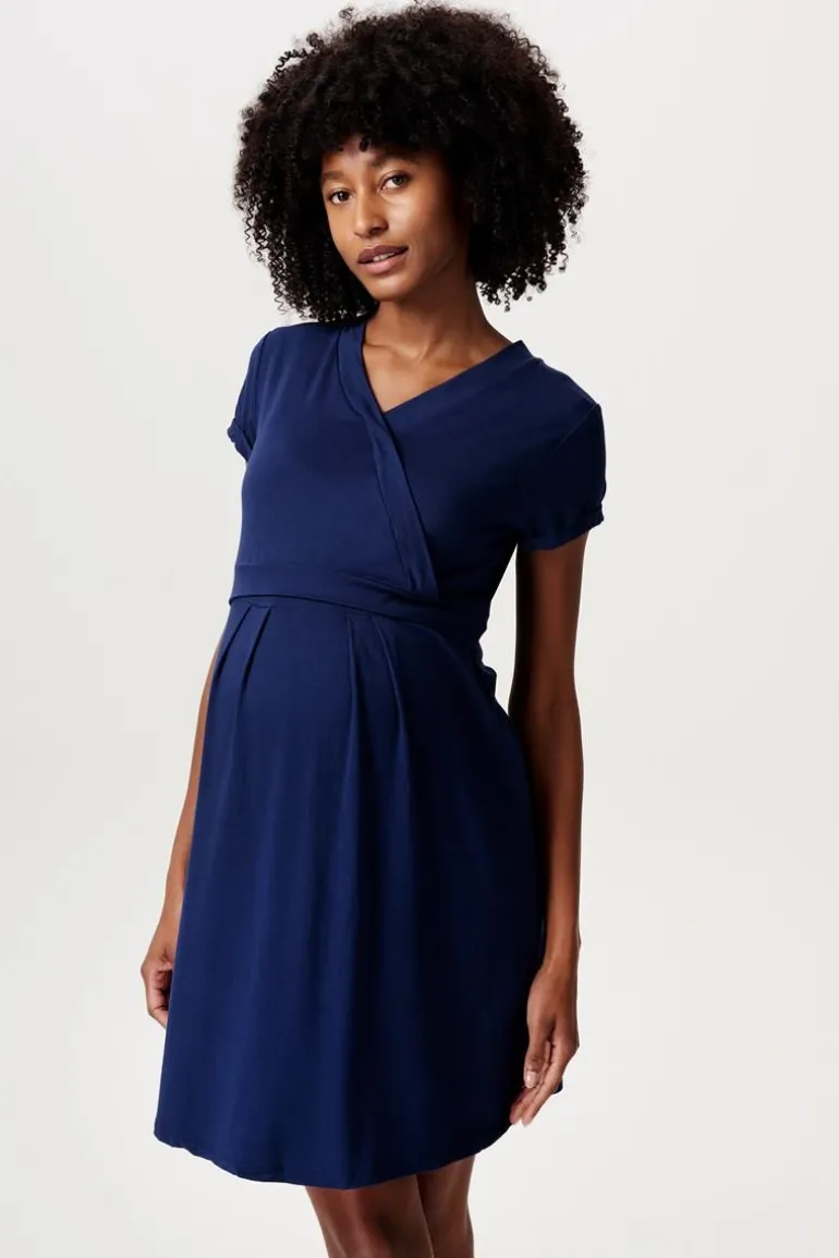 jurk_met_voedingsfunctie__0-159.webp Noppies Jurken | Jurken<Jurk Met Voedingsfunctie - Dark Navy