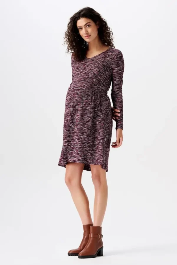 Noppies Jurken | Jurken<Jurk Met Voedingsfunctie - Plum red
