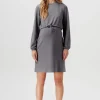 Noppies Jurken | Jurken<Jurk Met Voedingsfunctie - Medium Grey