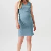 Noppies Jurken | Jurken<Jurk Met Voedingsfunctie - Pastel Blue
