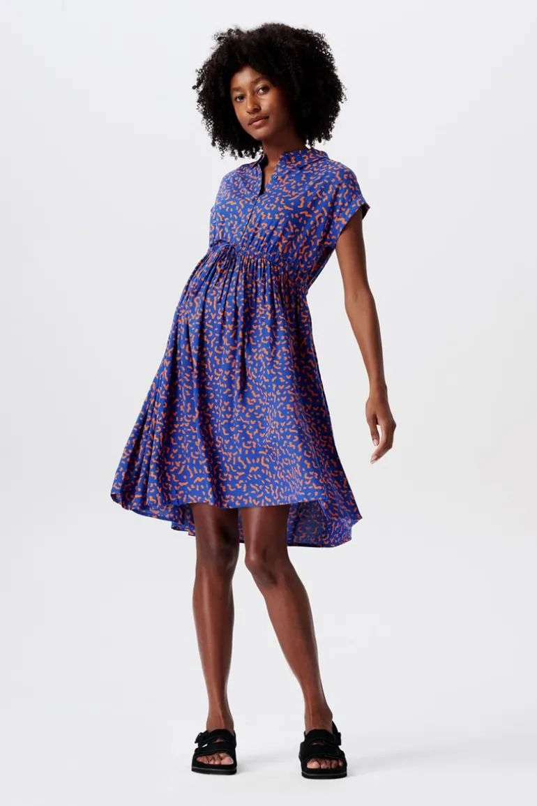 jurk_met_voedingsfunctie__0-49.webp Noppies Jurken | Jurken<Jurk Met Voedingsfunctie - Electric Blue