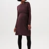 Noppies Jurken | Jurken<Jurk Met Voedingsfunctie - Plum Brown