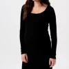 Noppies Jurken | Jurken<Jurk Met Voedingsfunctie Asa Ultra Soft Nursing Dress - Black