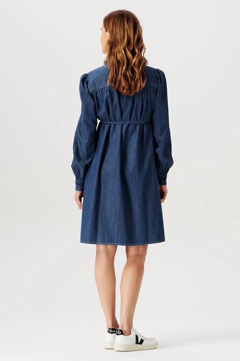 jurk_met_voedingsfunctie__1-110.webp Noppies Jurken | Jurken<Jurk Met Voedingsfunctie Oberlin - Vintage Blue