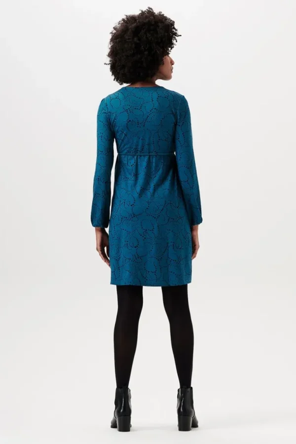 Noppies Jurken | Jurken<Jurk Met Voedingsfunctie - Blue Coral