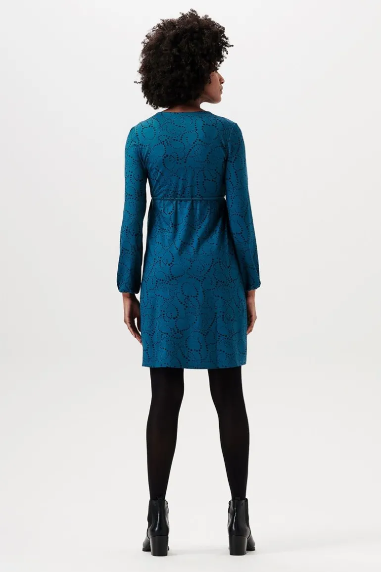 jurk_met_voedingsfunctie__1-141.webp Noppies Jurken | Jurken<Jurk Met Voedingsfunctie - Blue Coral