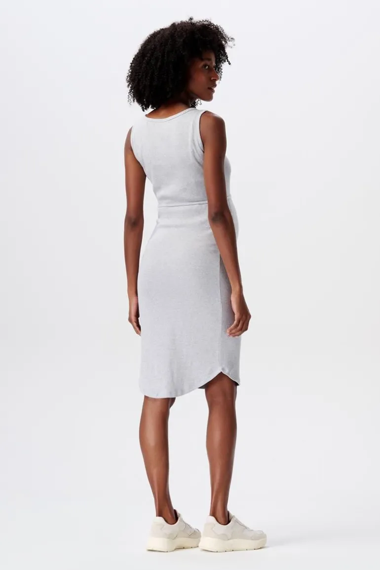 jurk_met_voedingsfunctie__1-153.webp Noppies Jurken | Jurken<Jurk Met Voedingsfunctie - Light Grey melange
