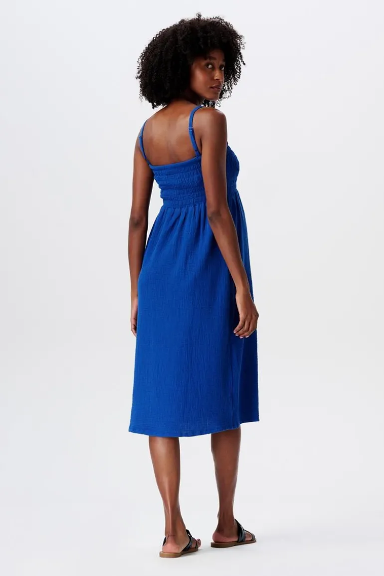 jurk_met_voedingsfunctie__1-173.webp Noppies Jurken | Jurken<Jurk Met Voedingsfunctie - Electric Blue