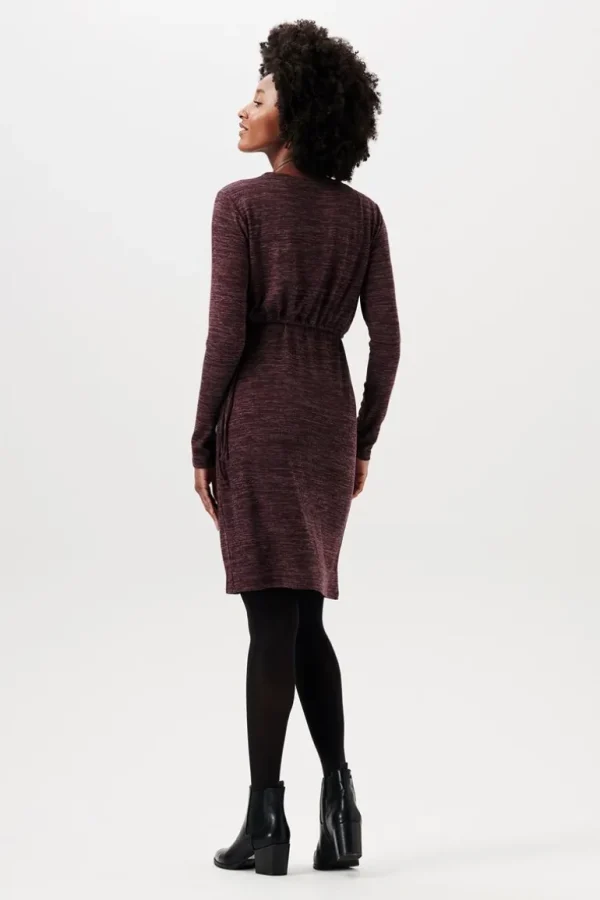 Noppies Jurken | Jurken<Jurk Met Voedingsfunctie - Plum Brown