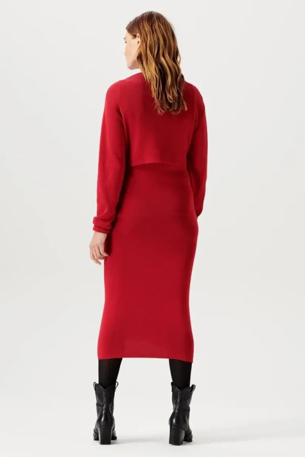 Noppies Jurken | Jurken<Jurk Met Voedingsfunctie Sesser - jester red
