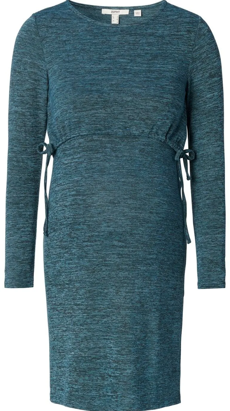 jurk_met_voedingsfunctie__10-127.webp Noppies Jurken | Jurken<Jurk Met Voedingsfunctie - Teal Blue